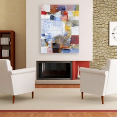 Late Summer - Layered Pastel Framed Original Artwork