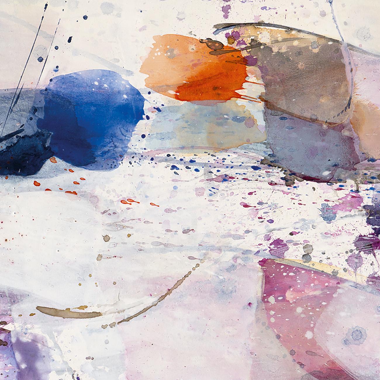 Beschwingt (Pittura astratta) - Painting Astratto di Greet Helsen