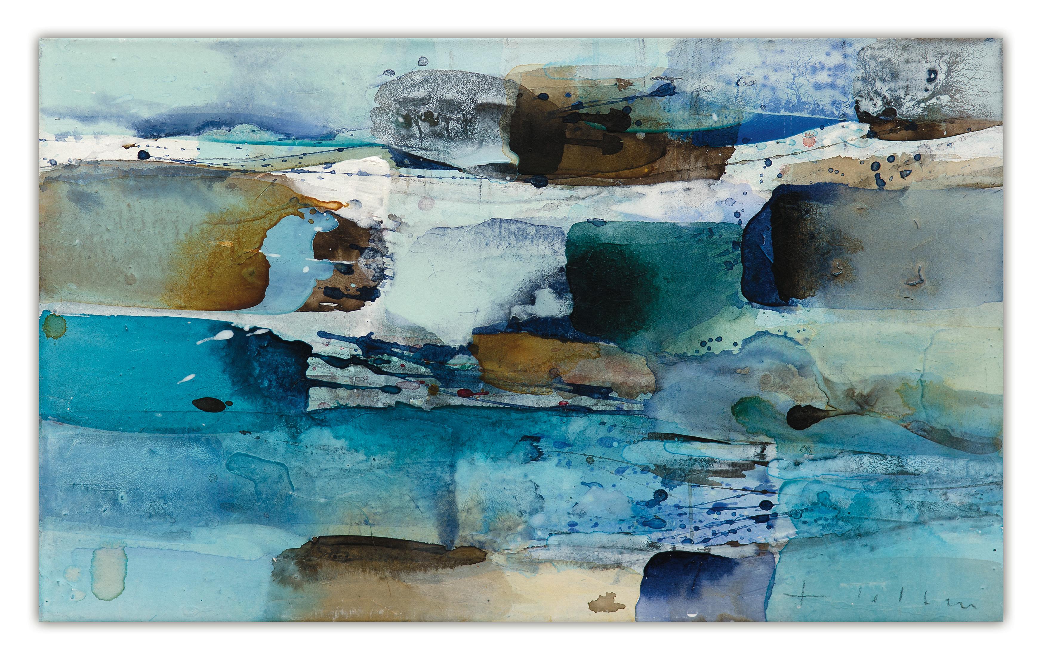 Small Bay (Abstract Painting)