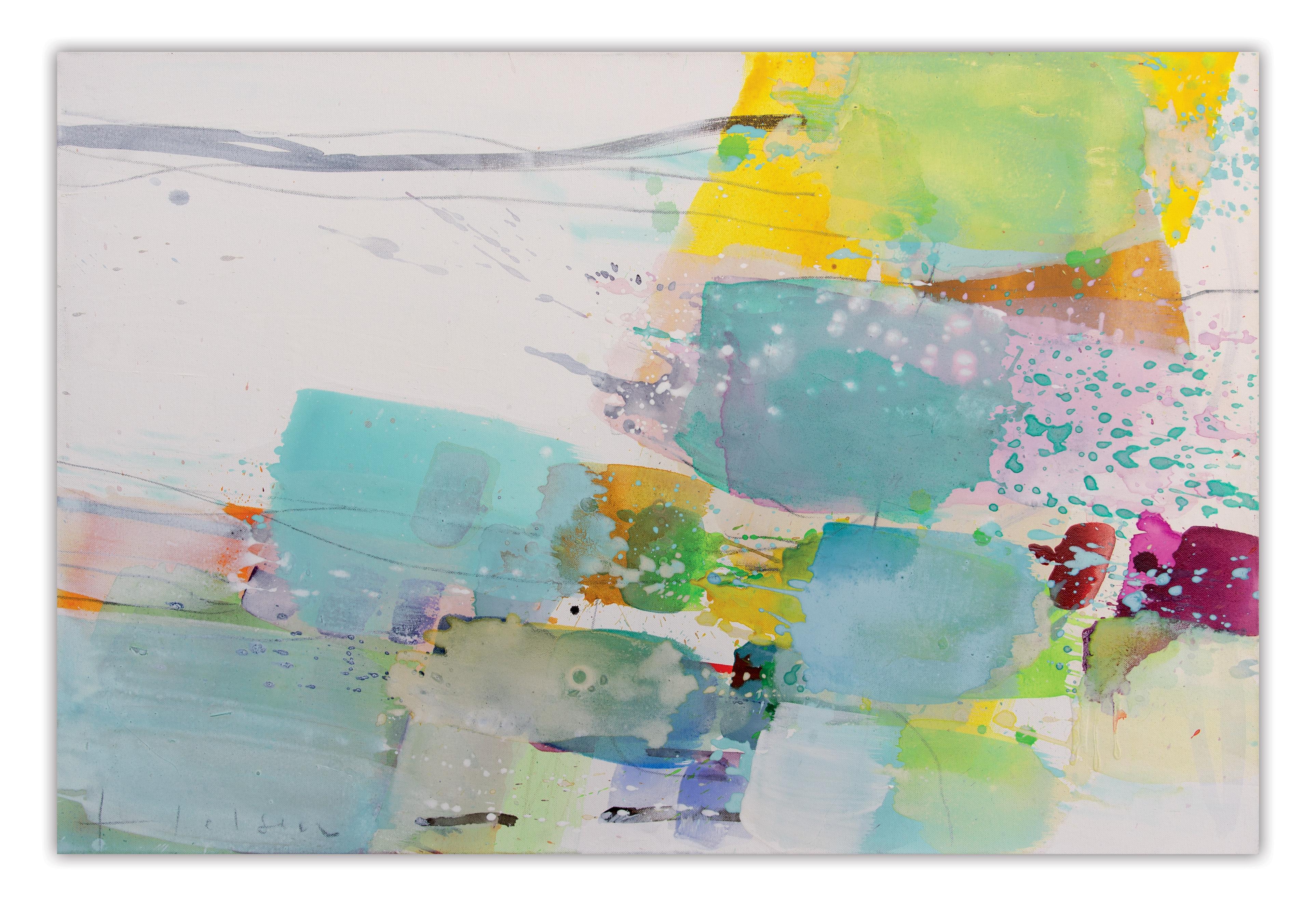 Color and luminosity define the work of Greet Helsen. Her paintings are best described as abstract landscapes, informed by her memories of personal encounters with nature.

Working not from a precise recollection of forms, but rather from