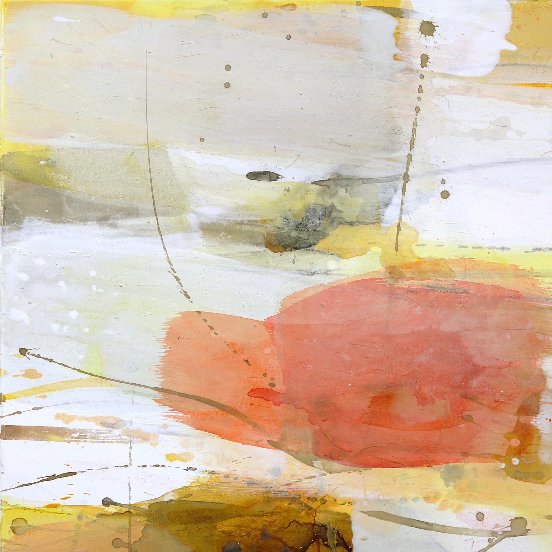 L'artista belga Greet Helsen stratifica magistralmente la pittura acrilica con l'effervescente trasparenza degli acquerelli nei suoi grandi dipinti astratti a tecnica mista. Ricordando l'espressionismo astratto e i vivaci dipinti a campi di colore