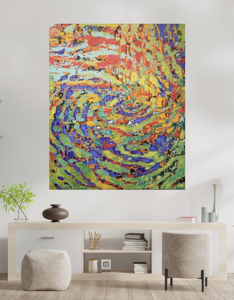 Ruota della preghiera - Painting di Greg Angus