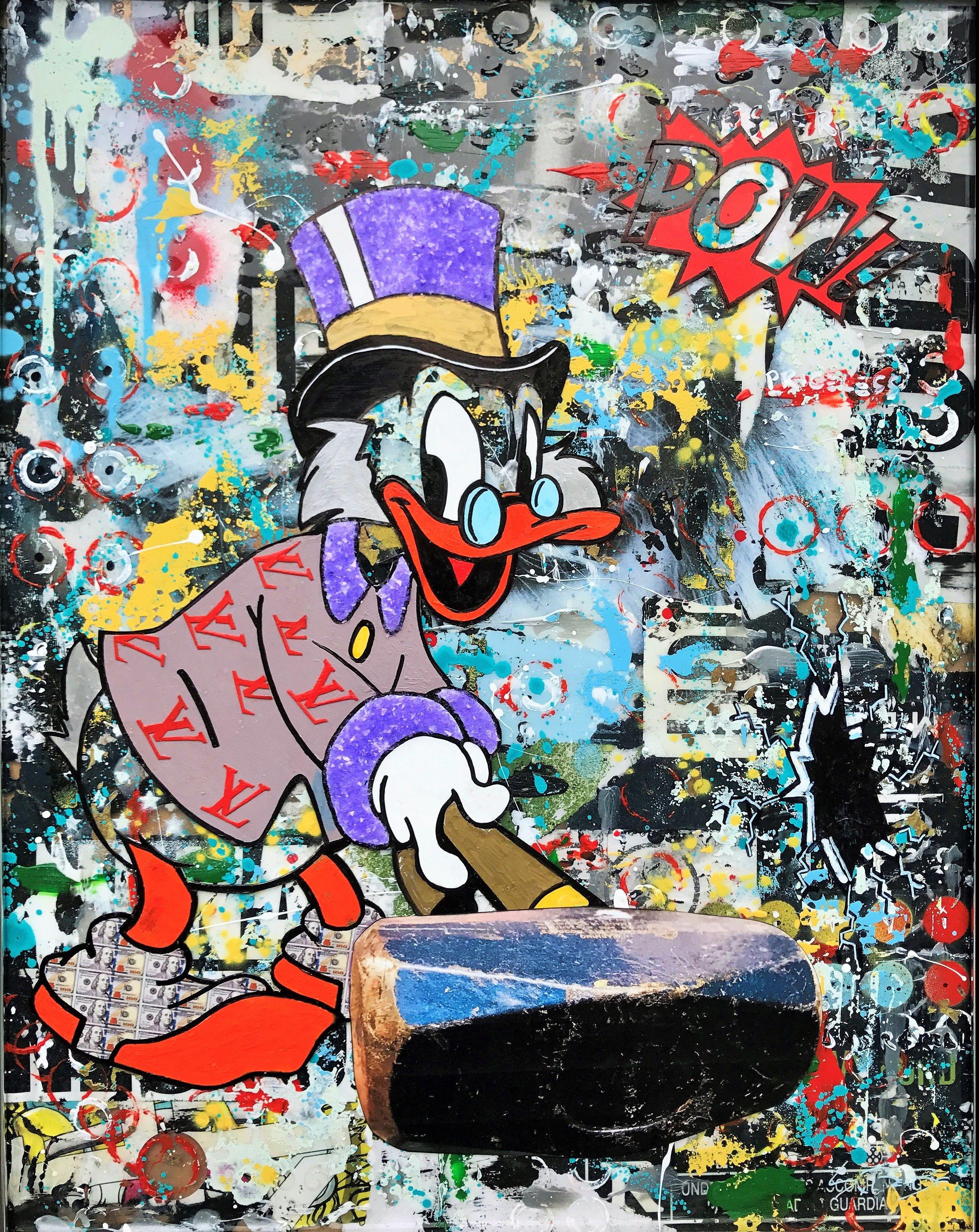 Dy-no-mite - Wynwood Series, Mixed Media on Other For Sale 1