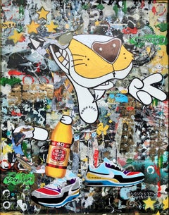 Kool Kat - Wynwood Series, Mixed Media on Other