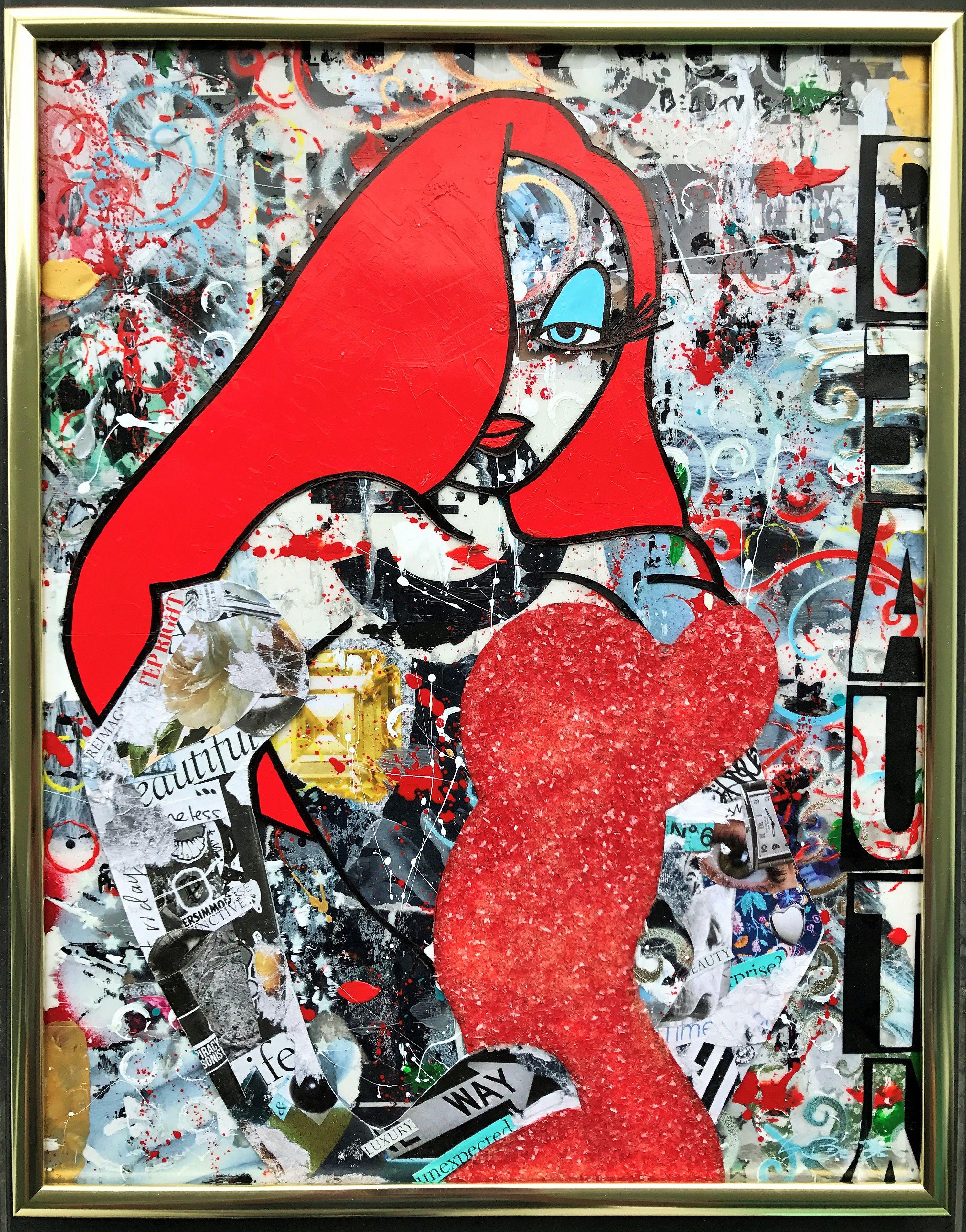 New Beauty - Wynwood Series, Mixed Media on Other - Pop Art Mixed Media Art by Greg Beebe
