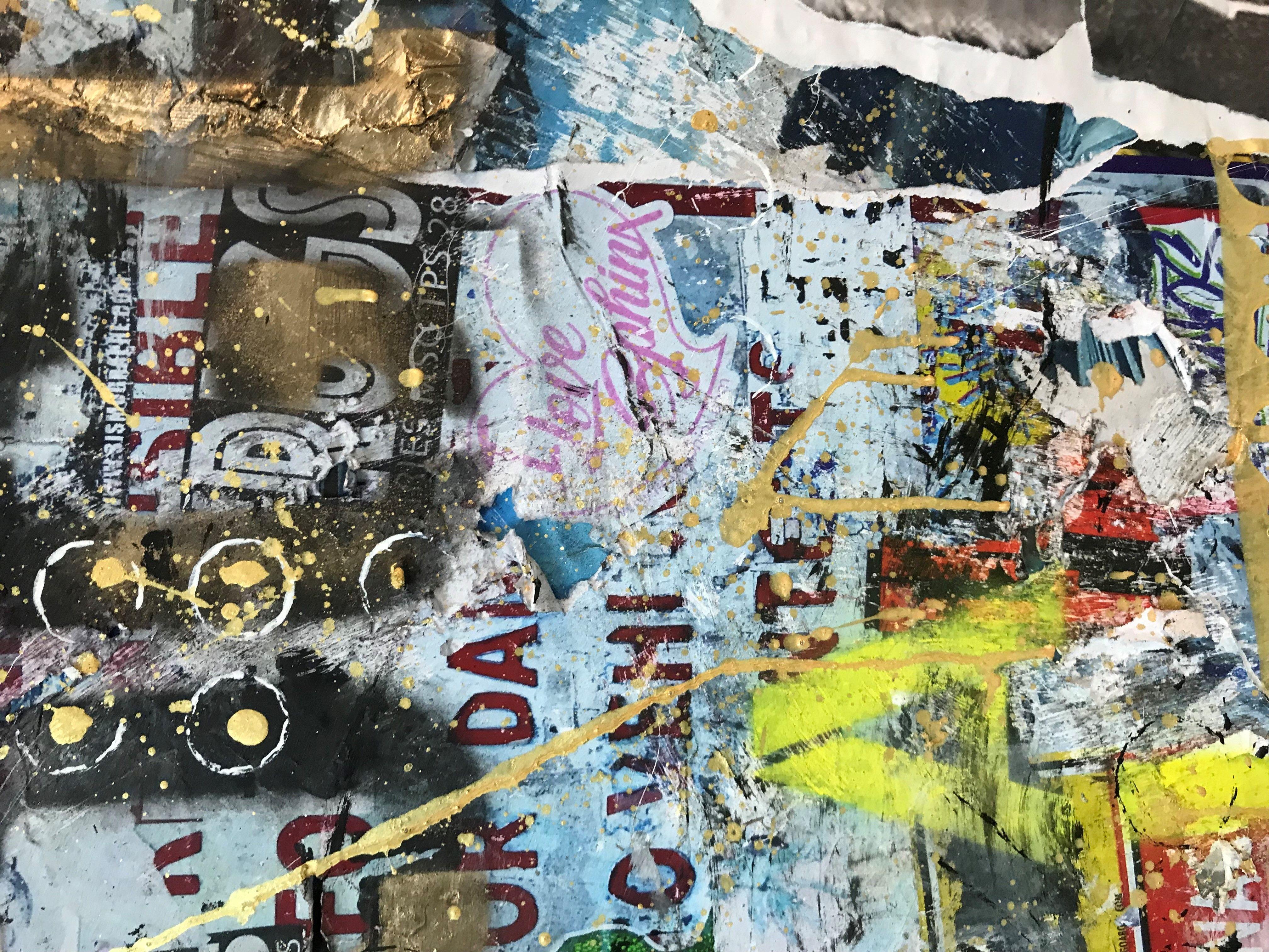 Punk, Mixed Media on Canvas 2