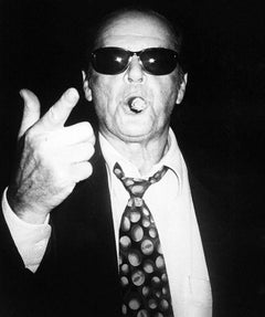 Jack Nicholson outside Stringfellows, London, 2001