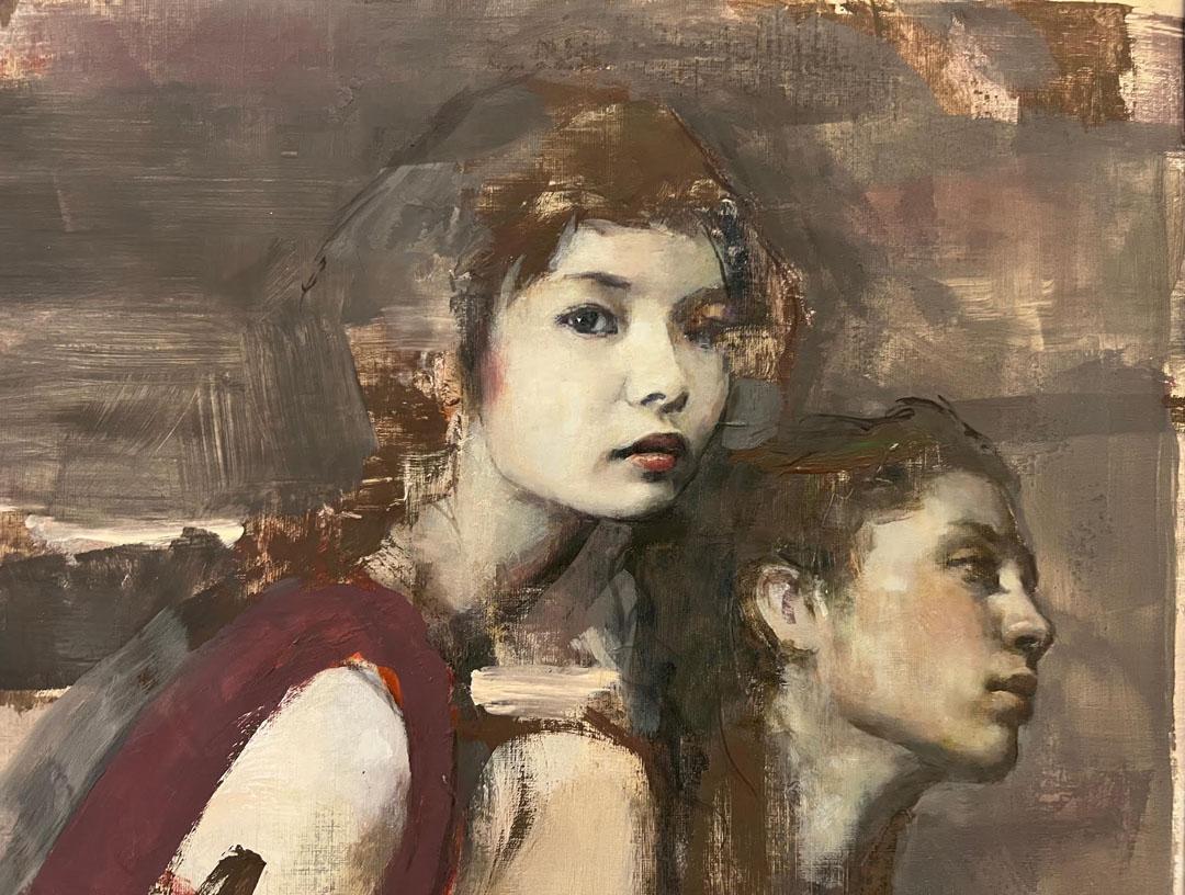 Visages - Réalisme Painting par Greg Calibey