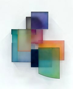 Greg Chann "Wall Stack IV" 2024 Acrilico e inchiostro