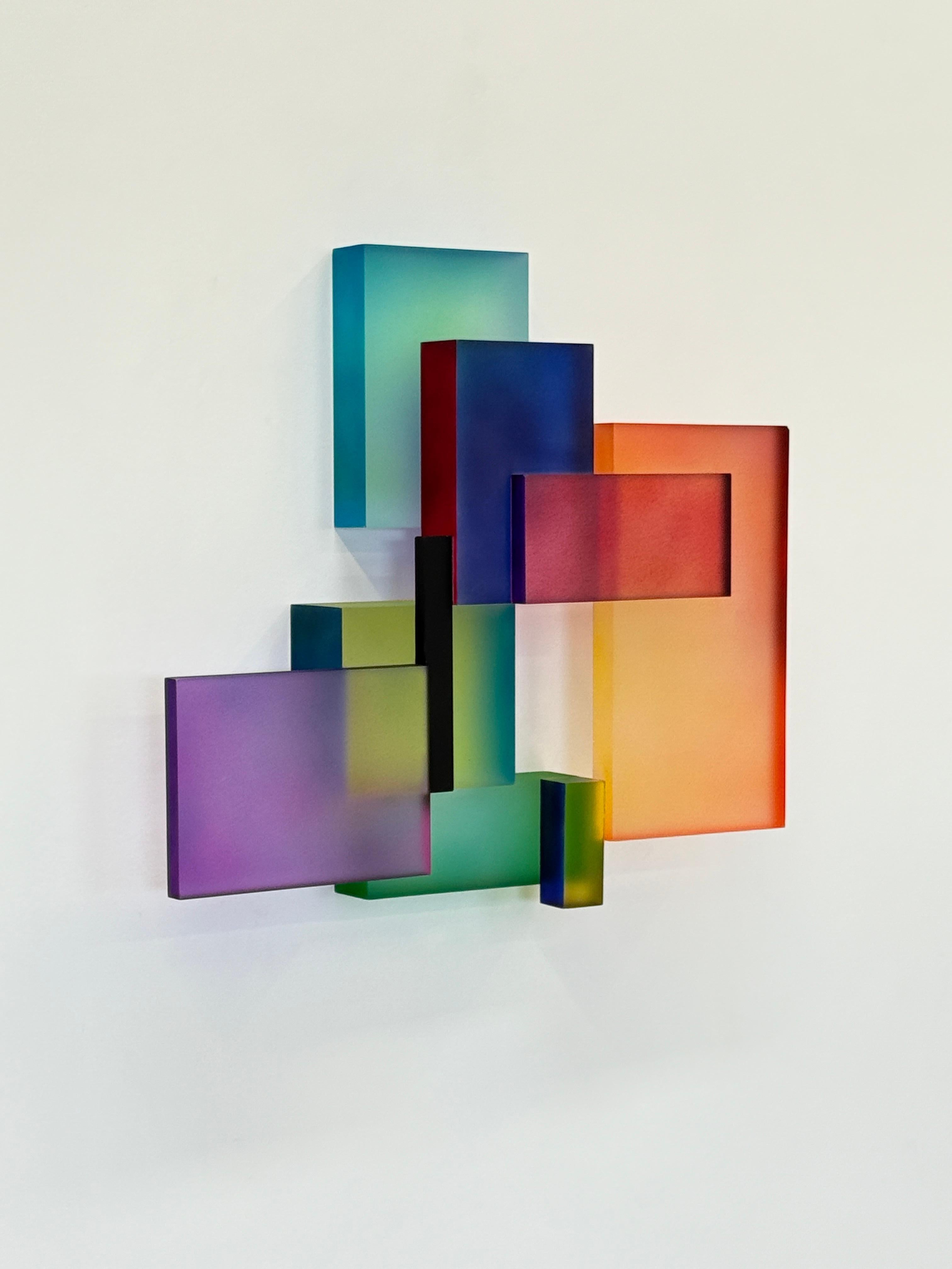 Greg Chann Wall Stack VIII, 2024 Acrylic and ink For Sale 1