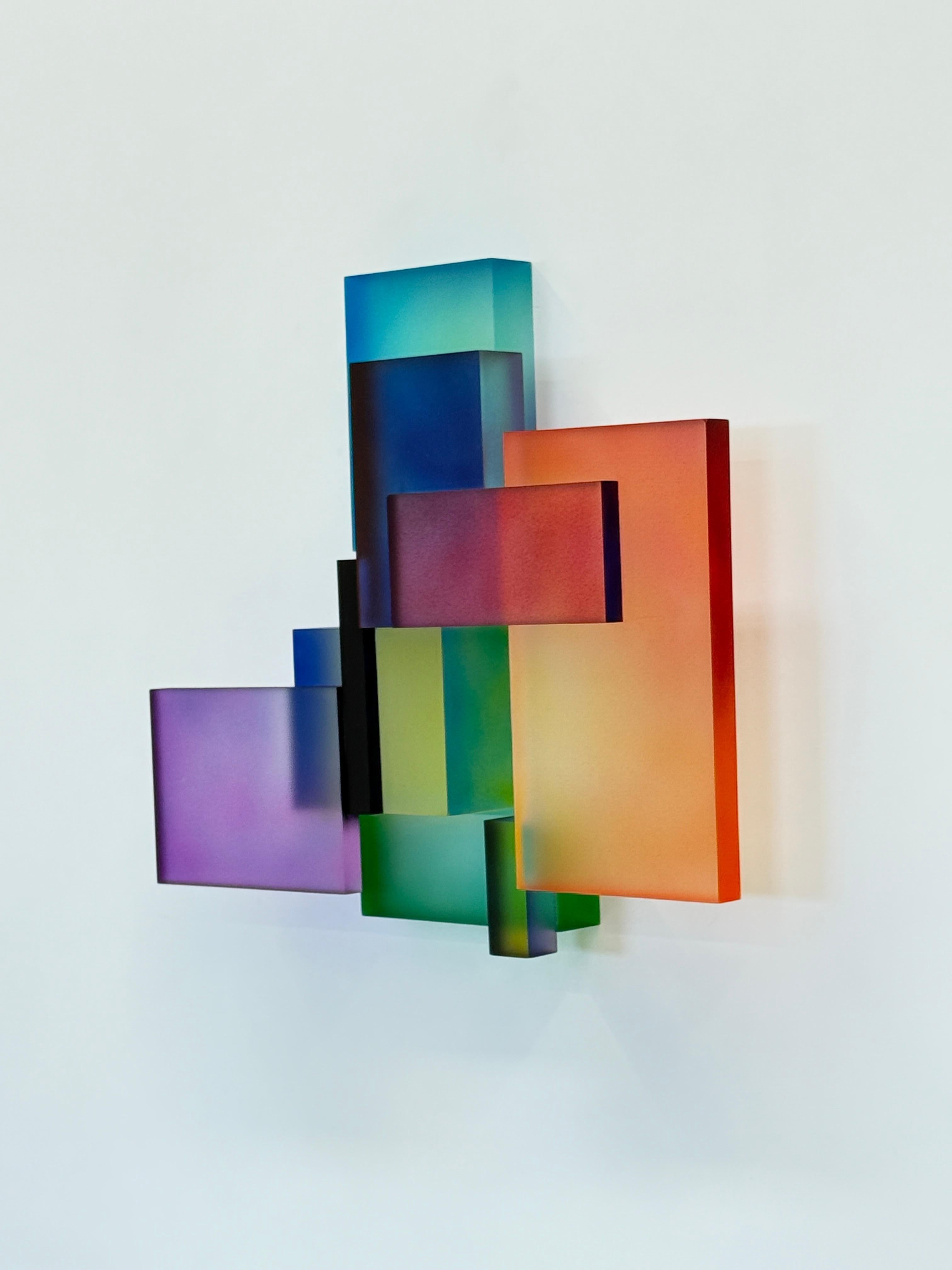 Greg Chann Wall Stack VIII, 2024 Acrylic and ink For Sale 2