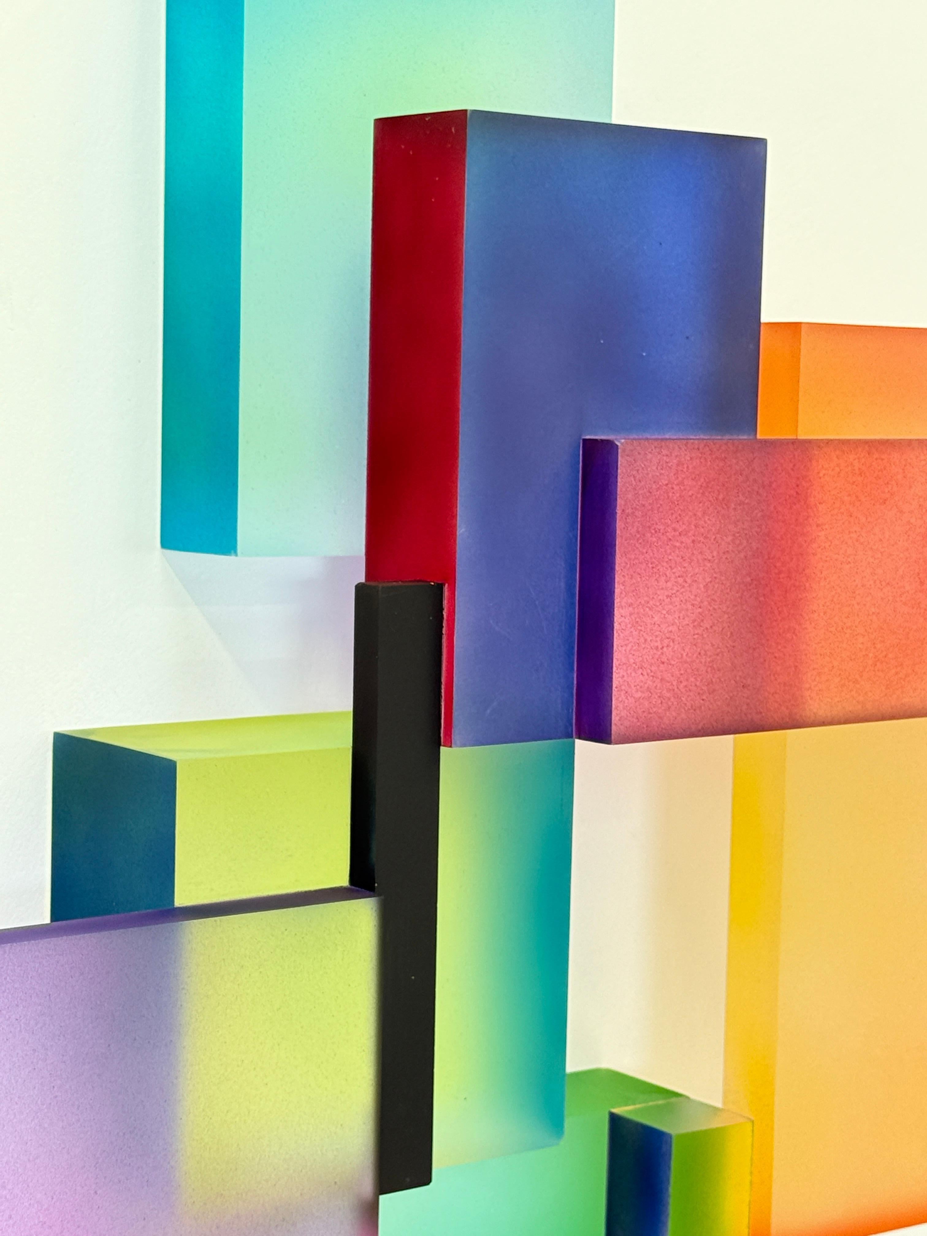 Greg Chann Wall Stack VIII, 2024 Acrylic and ink For Sale 3