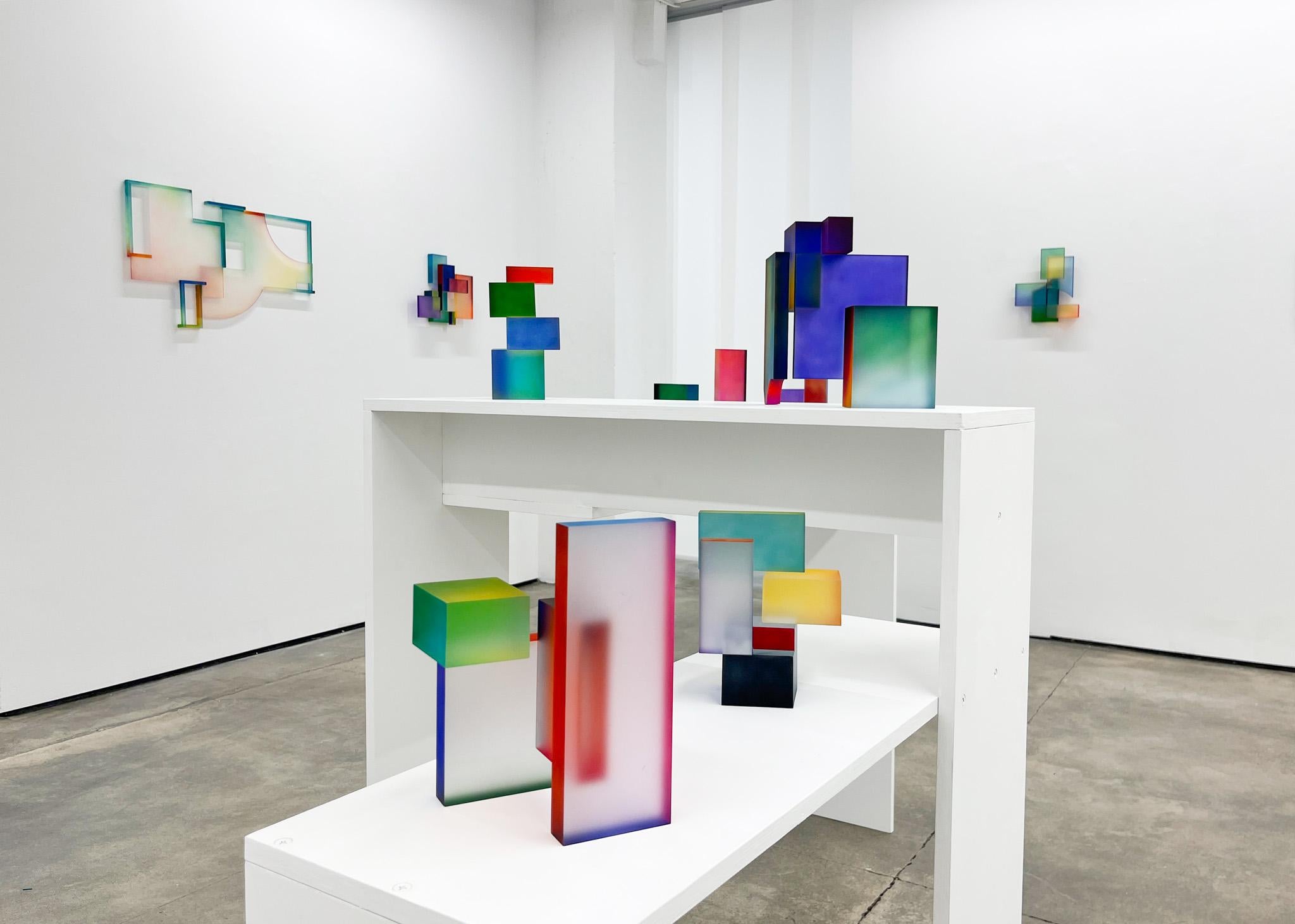 Greg Chann Wall Stack VIII, 2024 Acrylic and ink For Sale 5