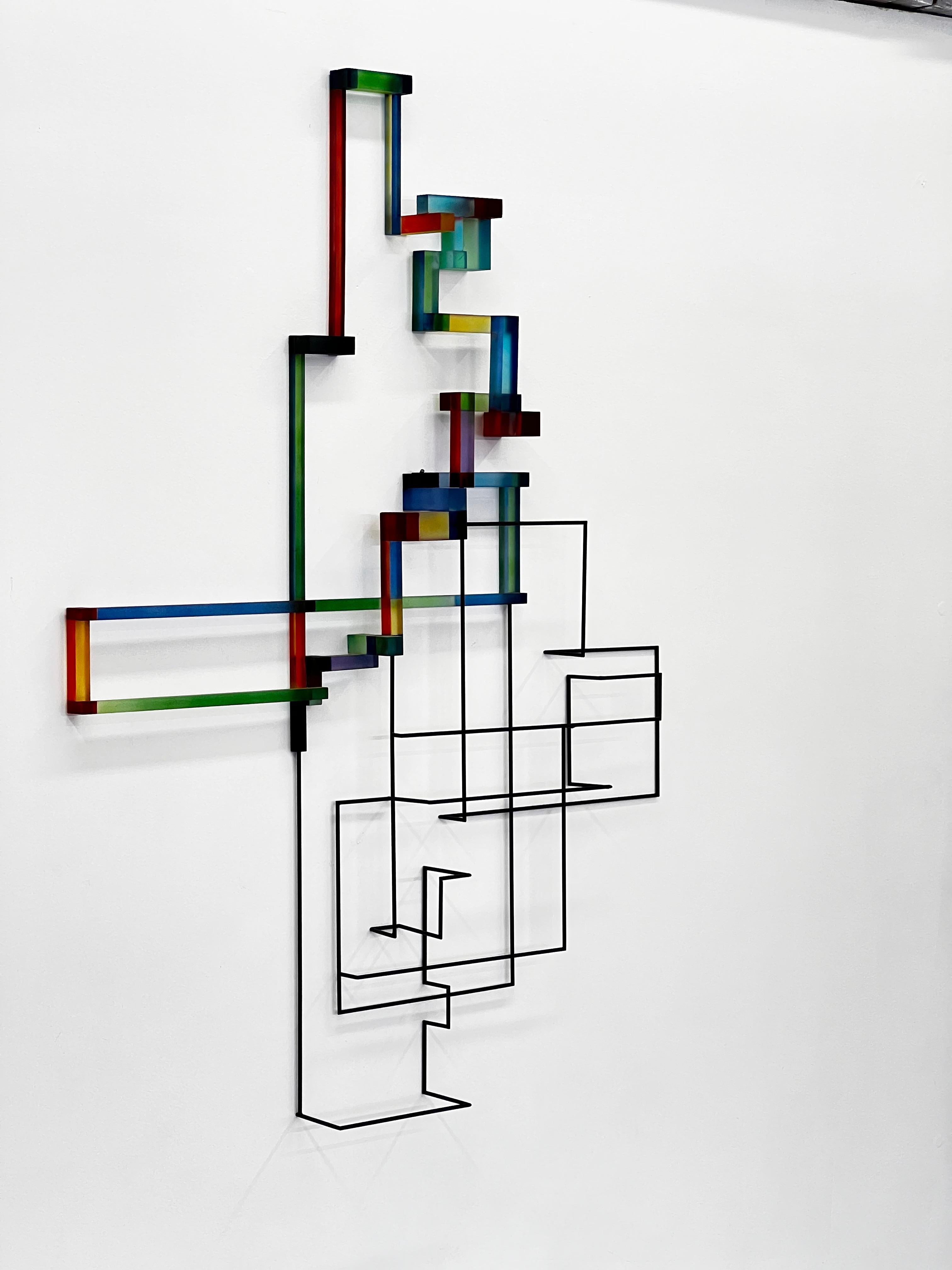 Henri Henri: zeitgenössische moderne abstrakte geometrische Skulptur (Geometrische Abstraktion), Sculpture, von Greg Chann