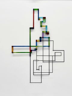 Sculpture géométrique abstraite contemporaine et moderne Henri