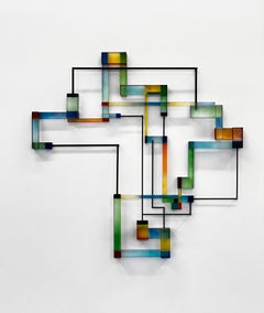 Henri Henris Derain: zeitgenössische moderne abstrakte geometrische Skulptur der Henri Henri- Henri-Stil