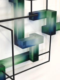 Scepter : contemporary modern abstract geometric sculpture