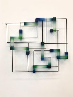 Scepter : contemporary modern abstract geometric sculpture