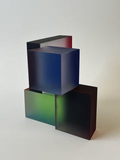 Stack I : contemporary modern geometric sculpture