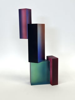 Stack II : contemporary modern geometric sculpture