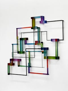 Surf : contemporary modern abstract geometric sculpture