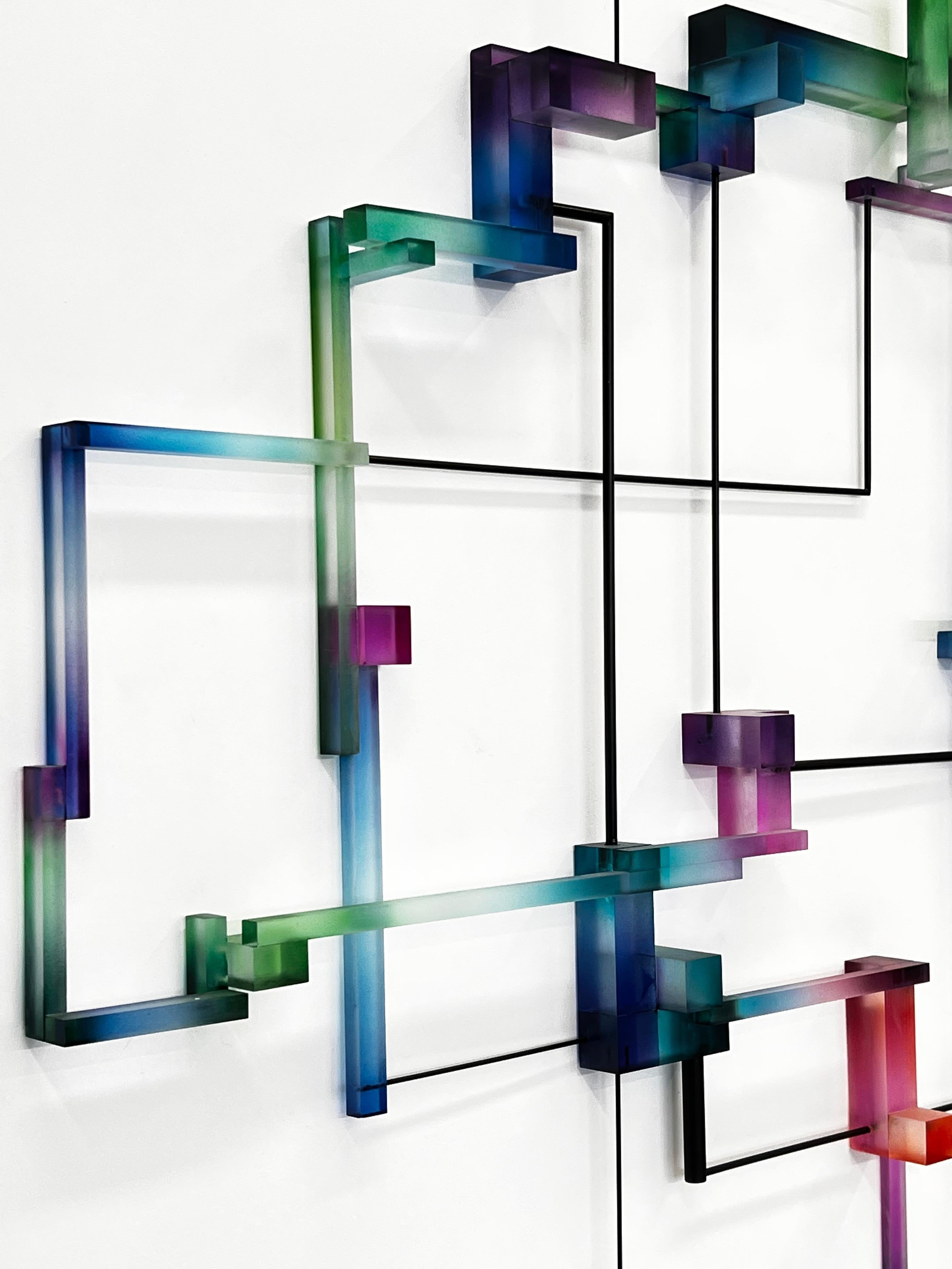 TGL : contemporary modern abstract geometric sculpture - Abstract Geometric Sculpture by Greg Chann