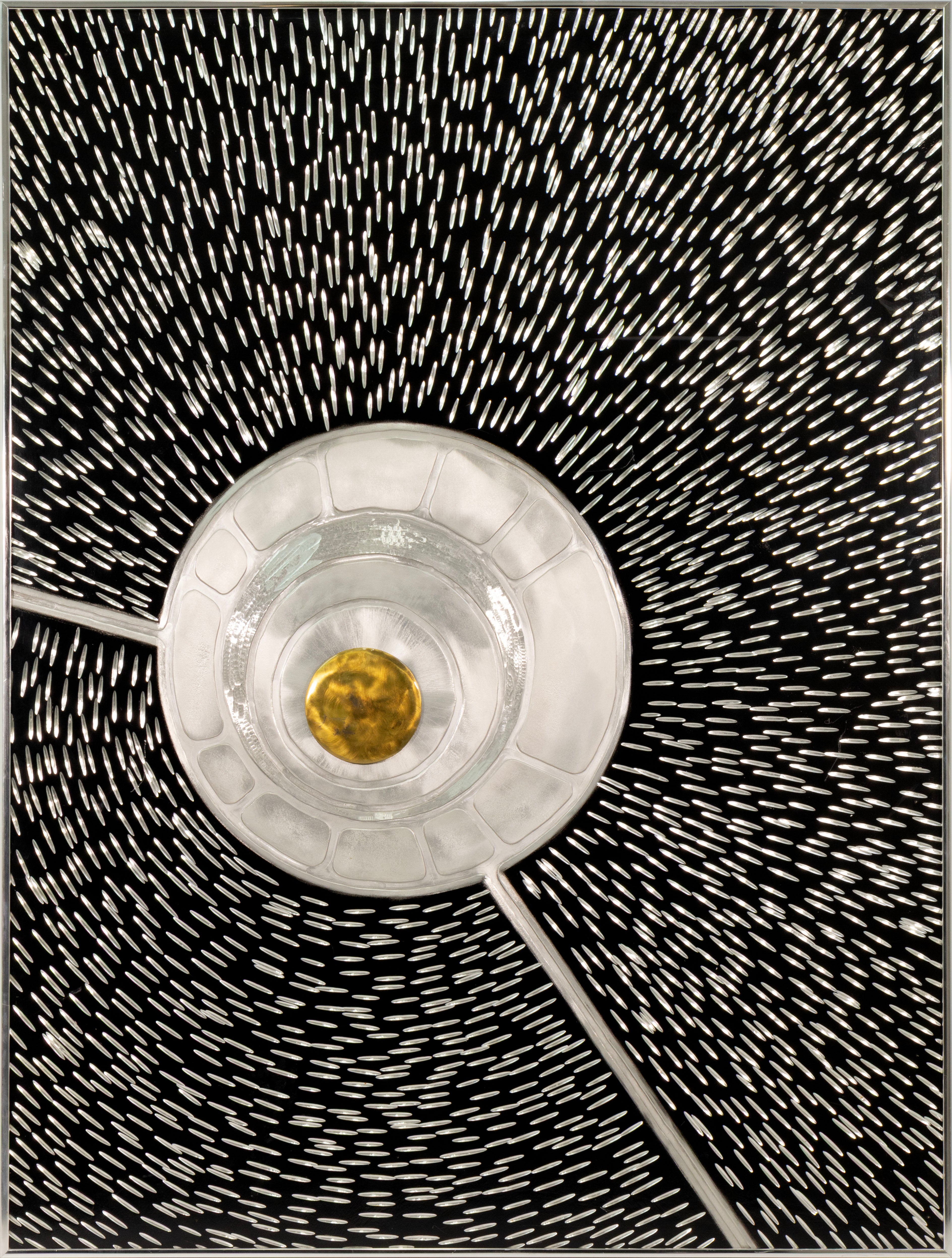 Greg Clark – Brutalist, Mid-Century Modern Wall Sculpture Mixed-Metal Wall Art