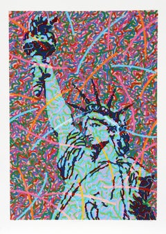 Vintage Saint Liberty, Pop Art Screenprint by Greg Constantine