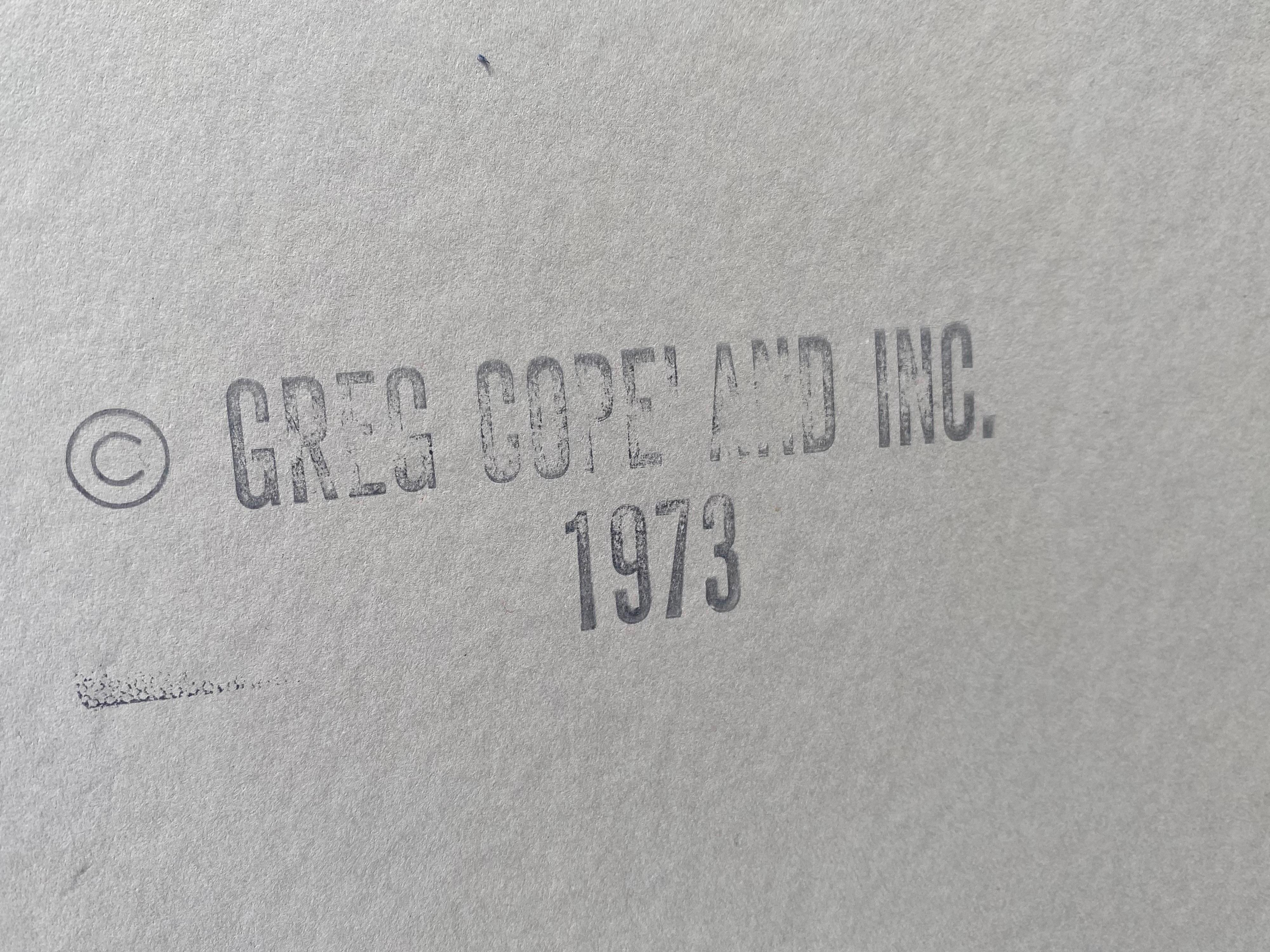 Greg Copeland 1973 Shadow Box Print 39/500 1