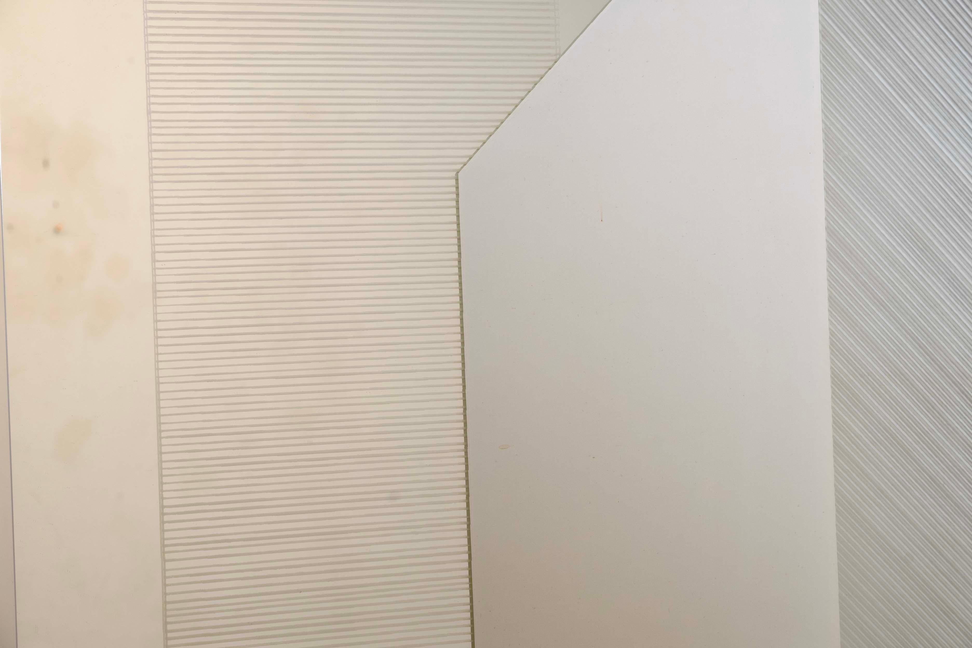 Greg Copeland #633 Signiert Moderne Geometrische Op Art Space Age Spiegel Gerahmt 1970er im Angebot 3