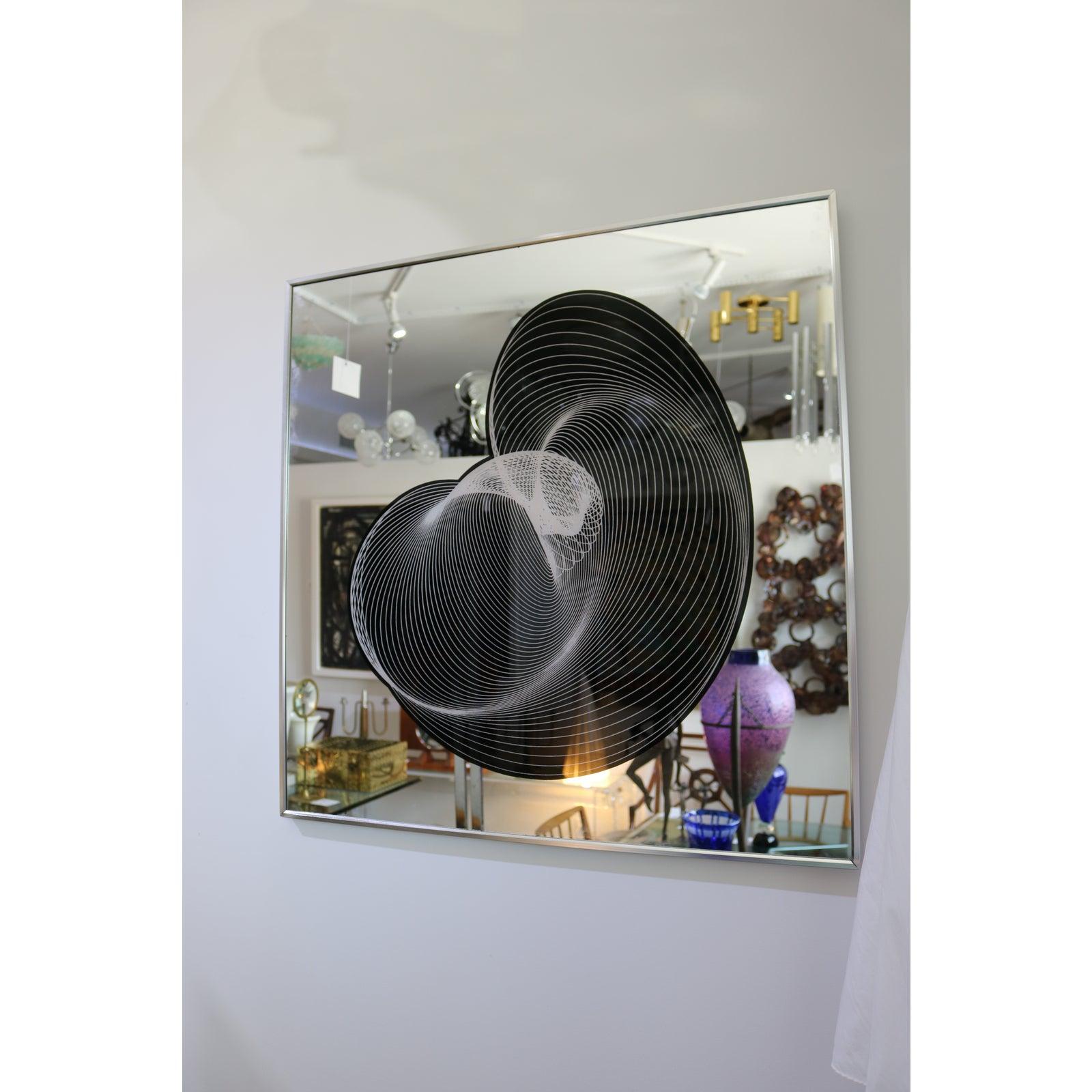 American Pop Art Wall Mirror by Turner For Sale