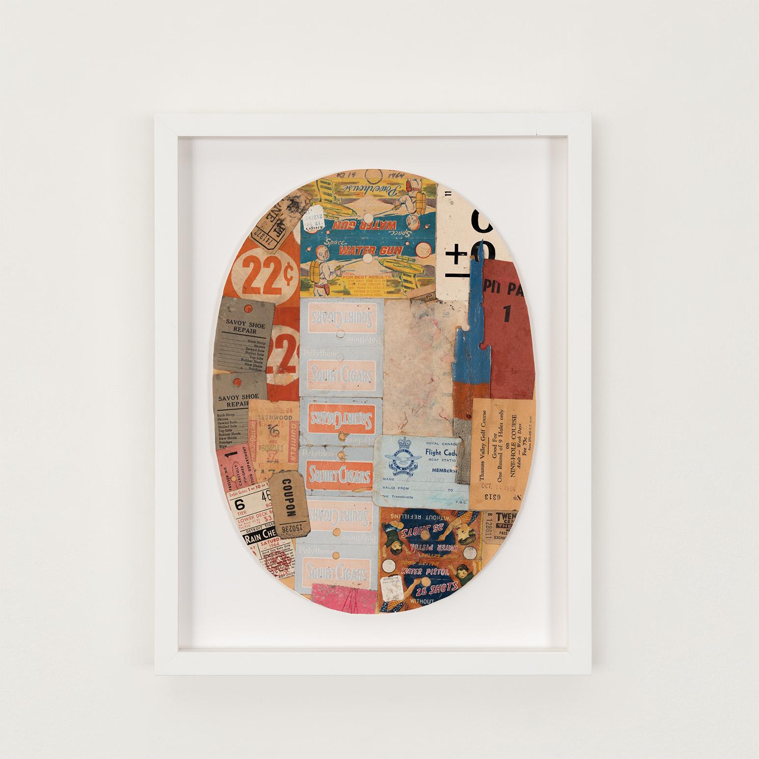 Japanische Labels – Mixed Media Art von Greg Curnoe