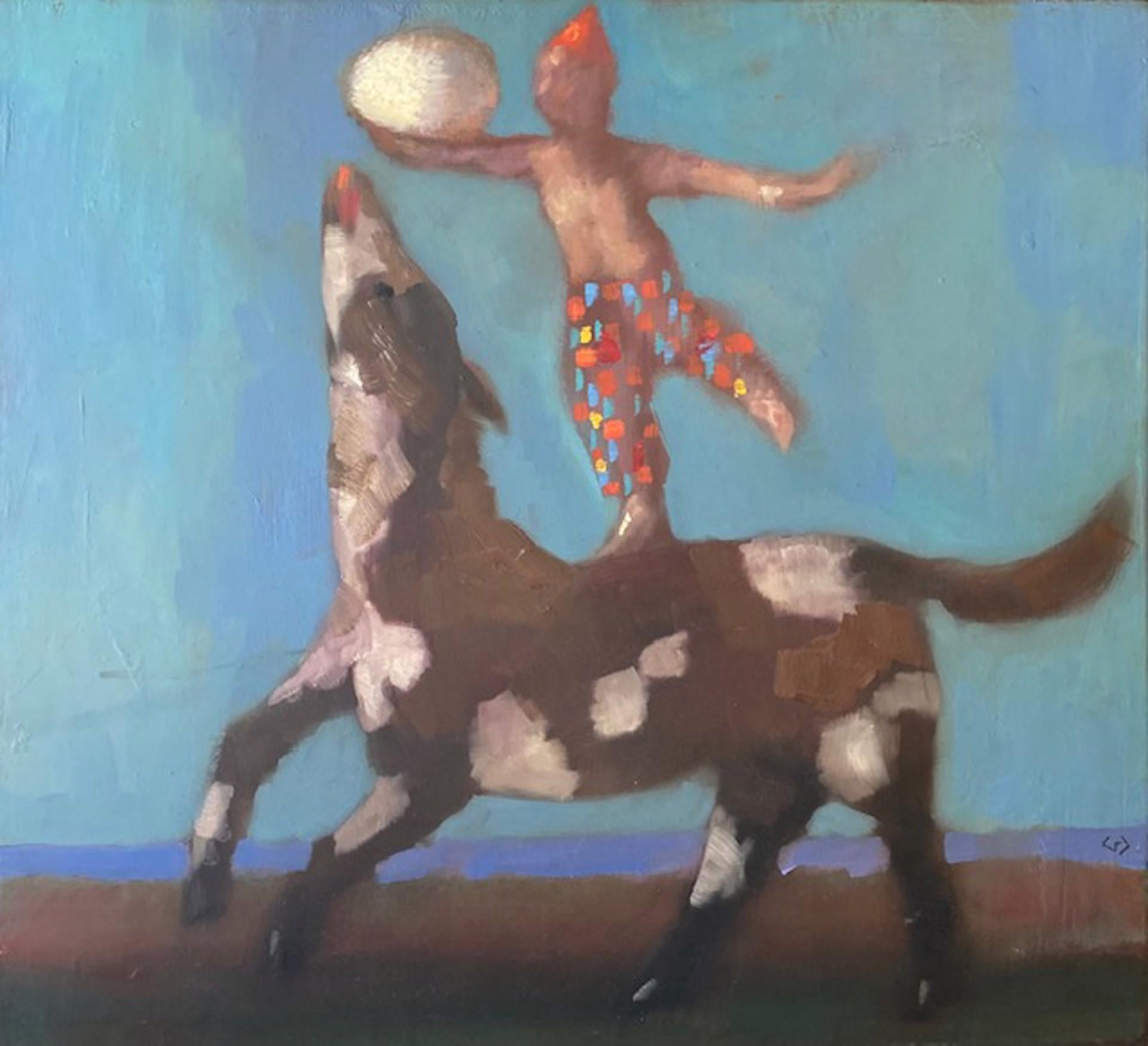 Greg Decker Animal Painting - Circus Rider