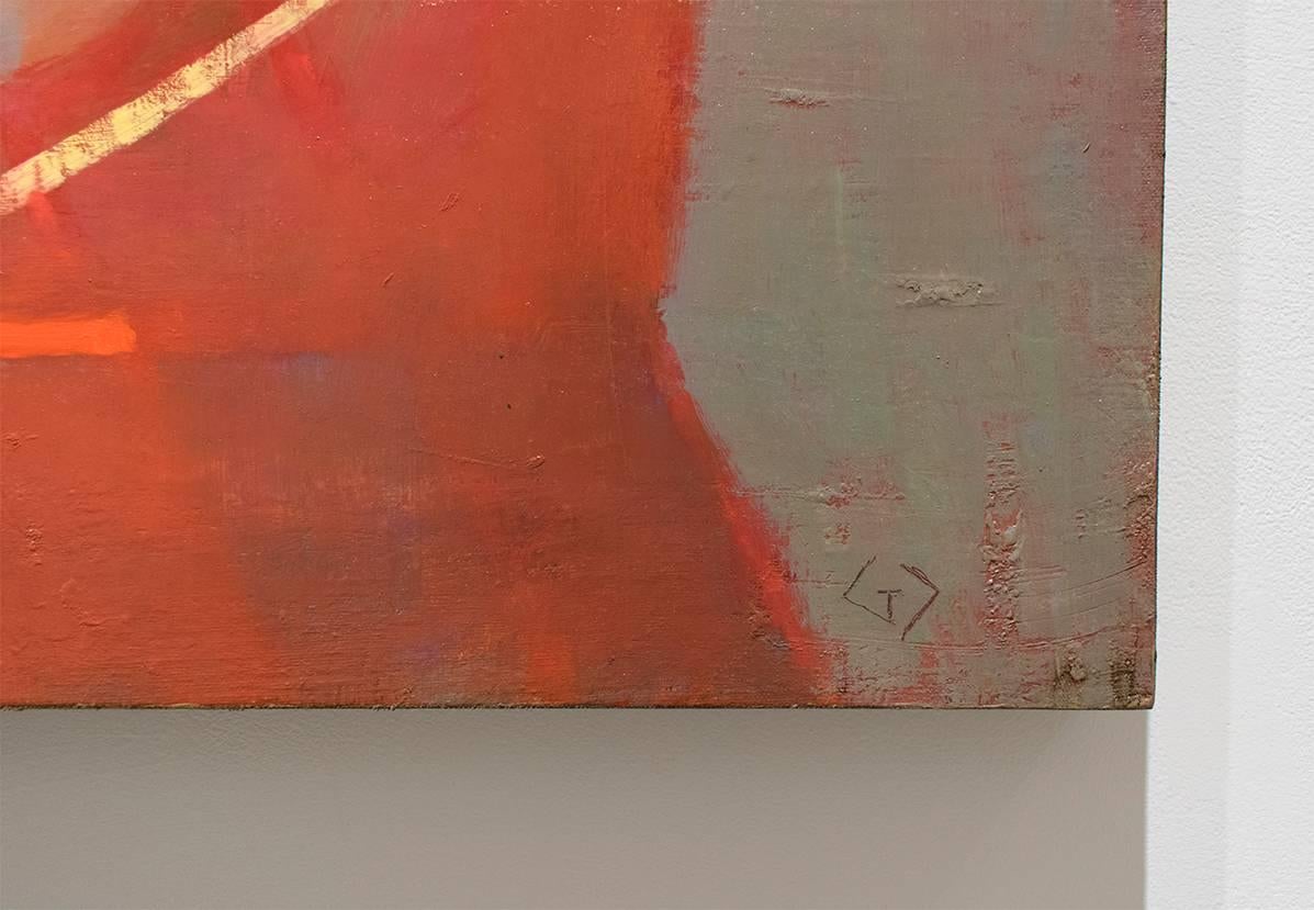 oil on canvas panel, 48 x 50 x 1.5 inches unframed
Modern, Symbolist style figurative painting of a man reclining in a boat with bright red patterned pants, serenading with a guitar.


This modern figurative painting was created by artist, Greg