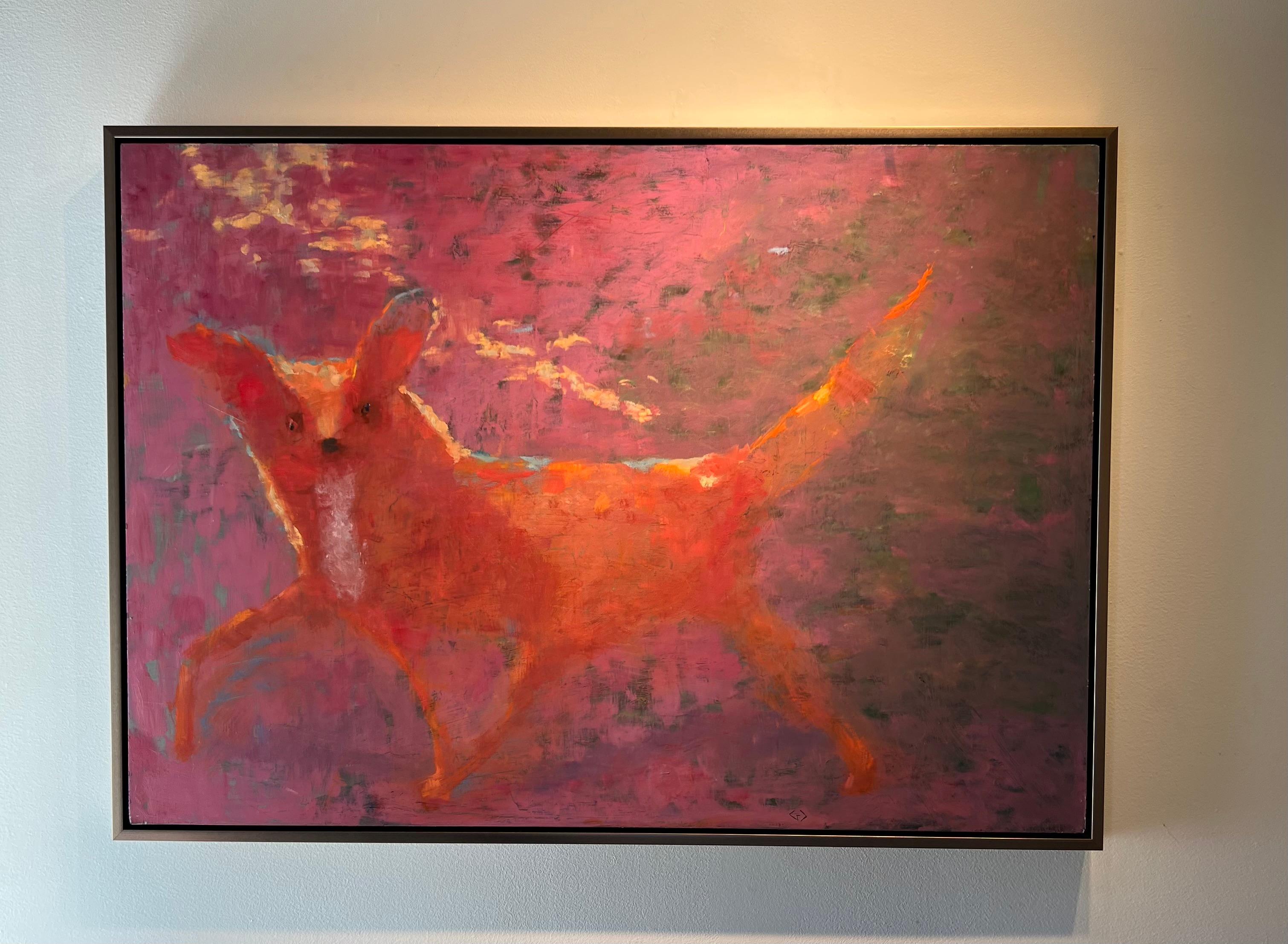 Fox II - Painting by Greg Decker