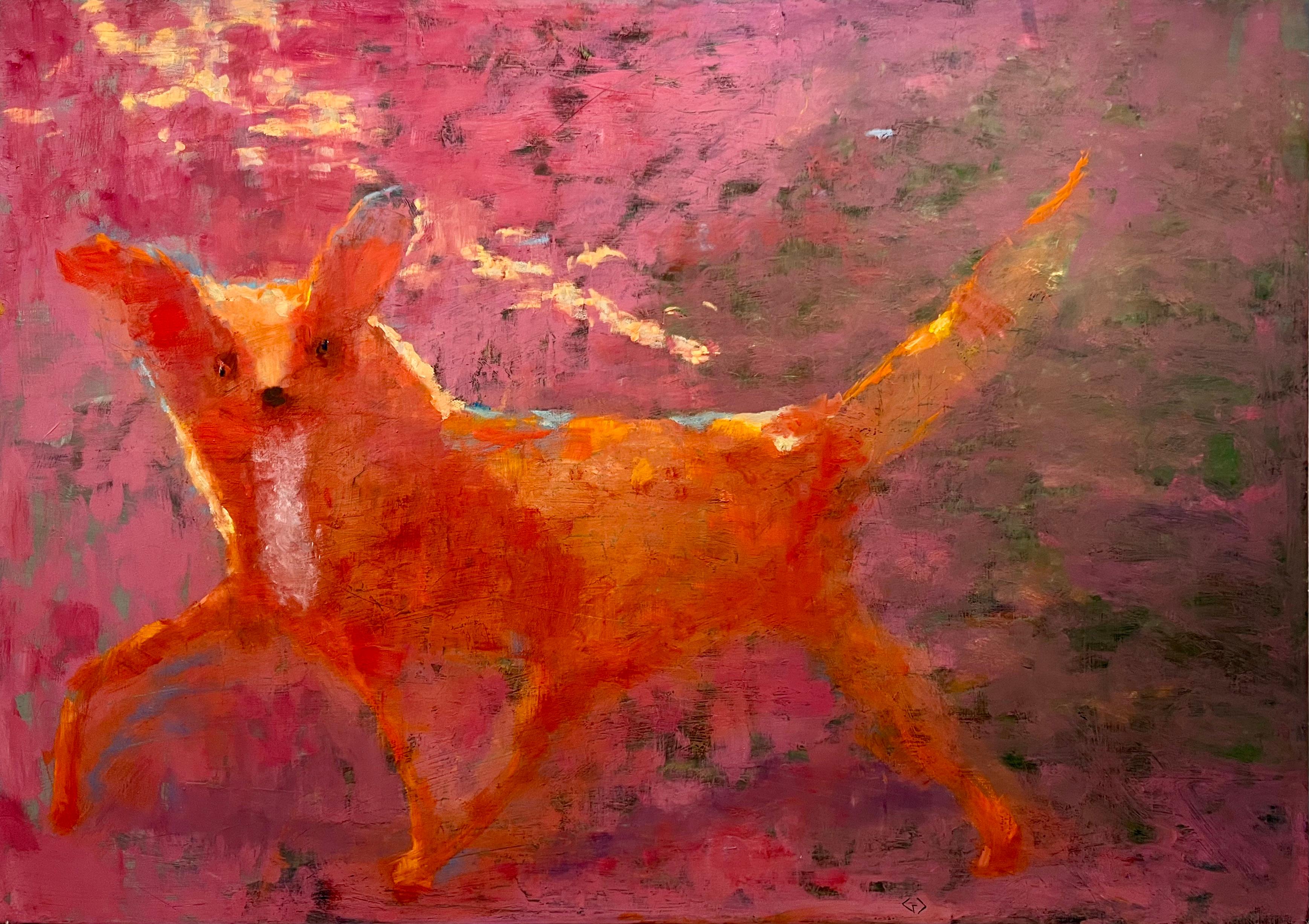 Greg Decker Animal Painting - Fox II