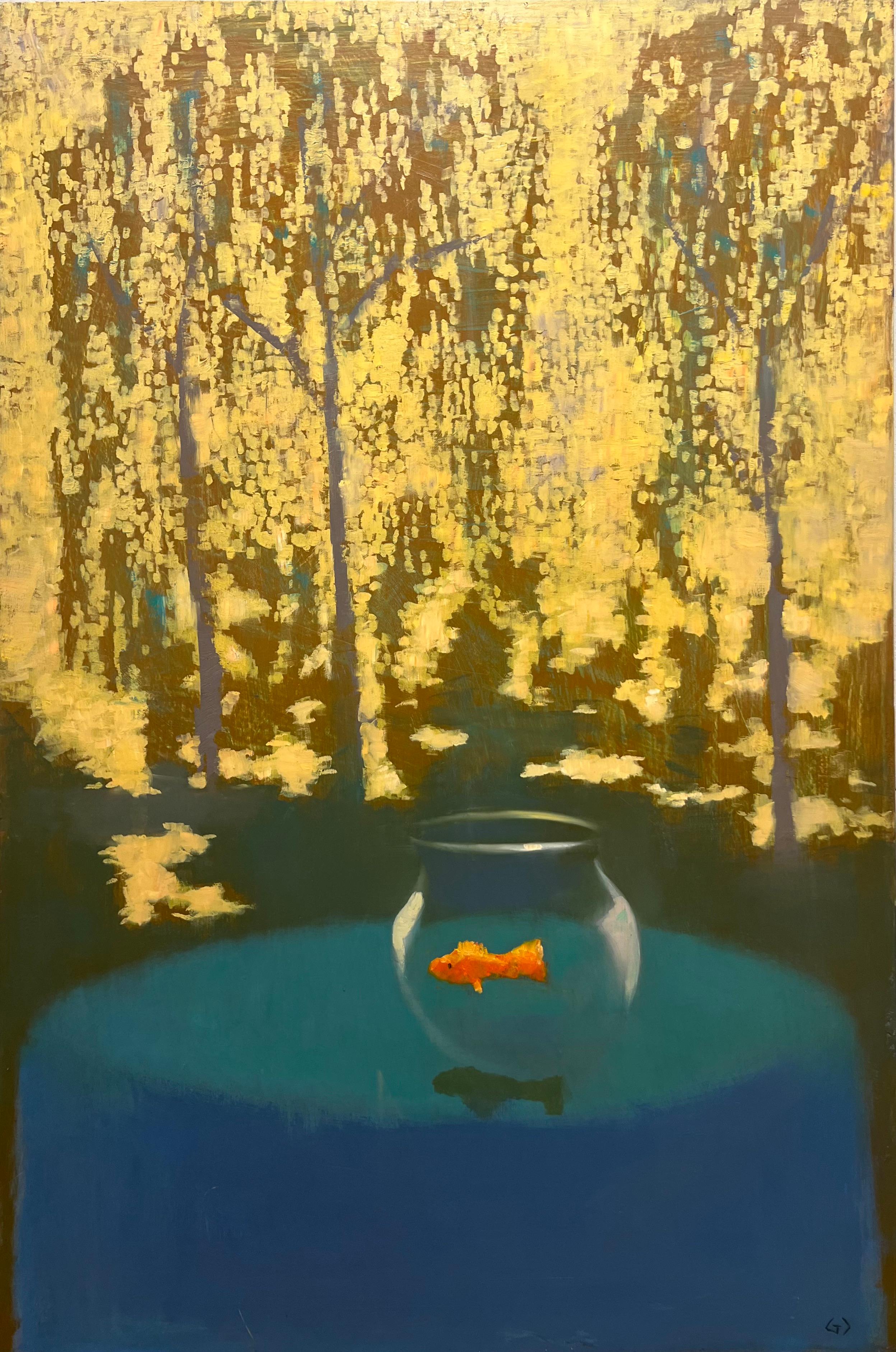 Greg Decker Animal Painting - Goldfish