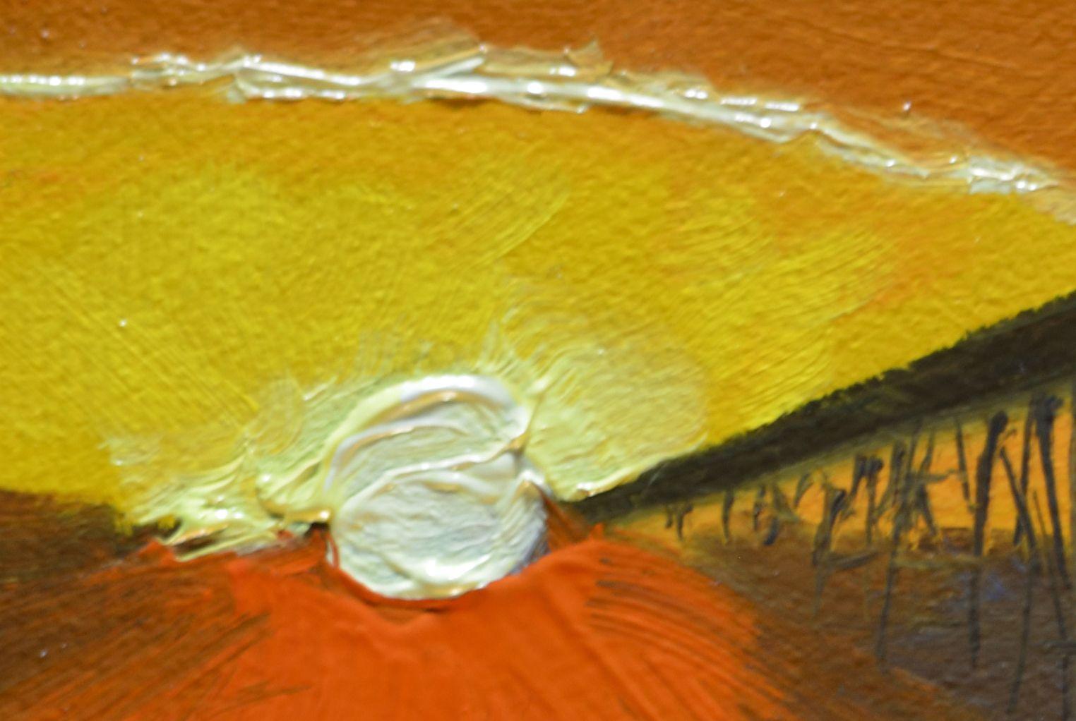 Lethbridge, peinture sur toile - Expressionniste Painting par Greg Dorosh