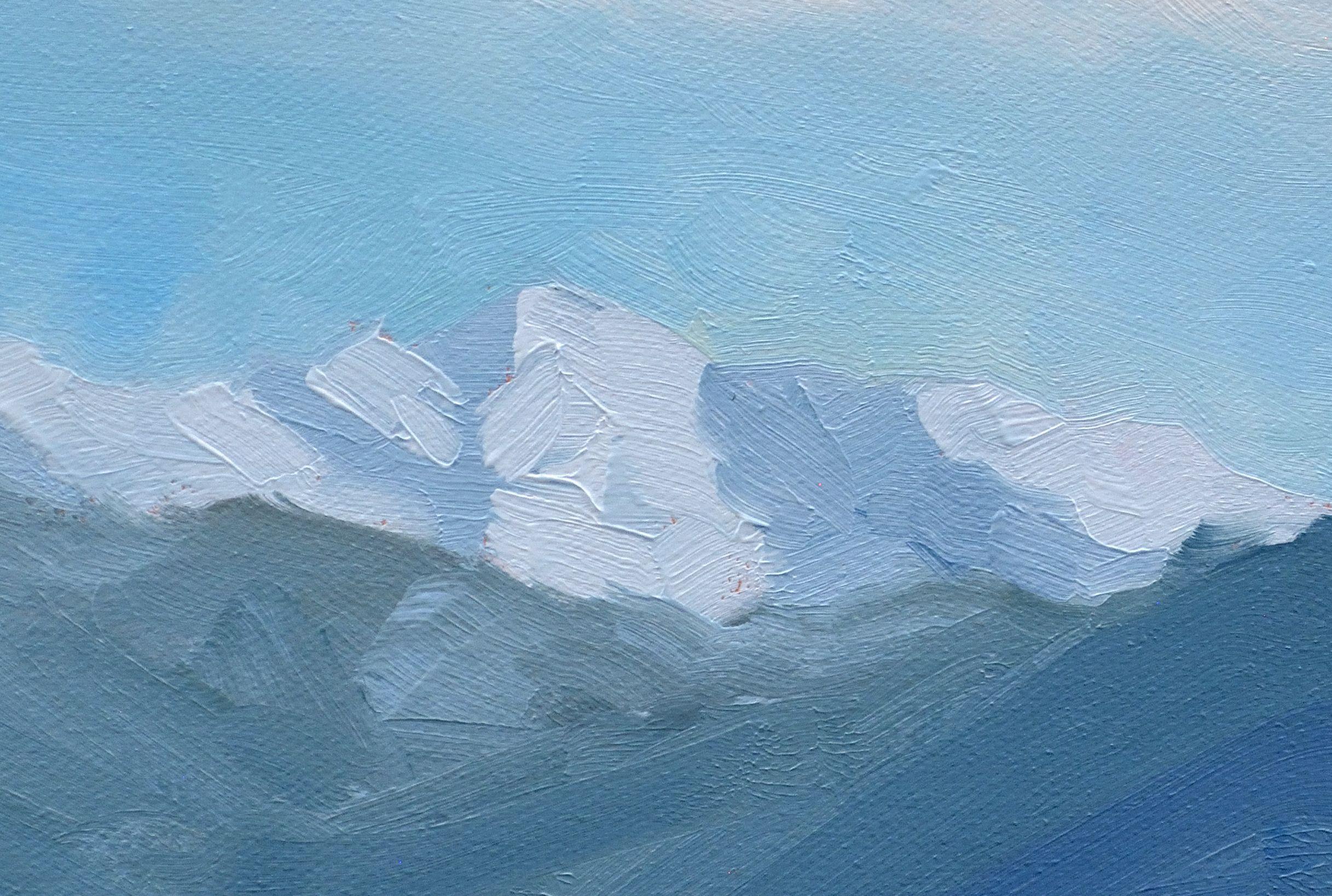 Majestic Mountains, Gemälde, Öl auf Leinwand (Expressionismus), Painting, von Greg Dorosh