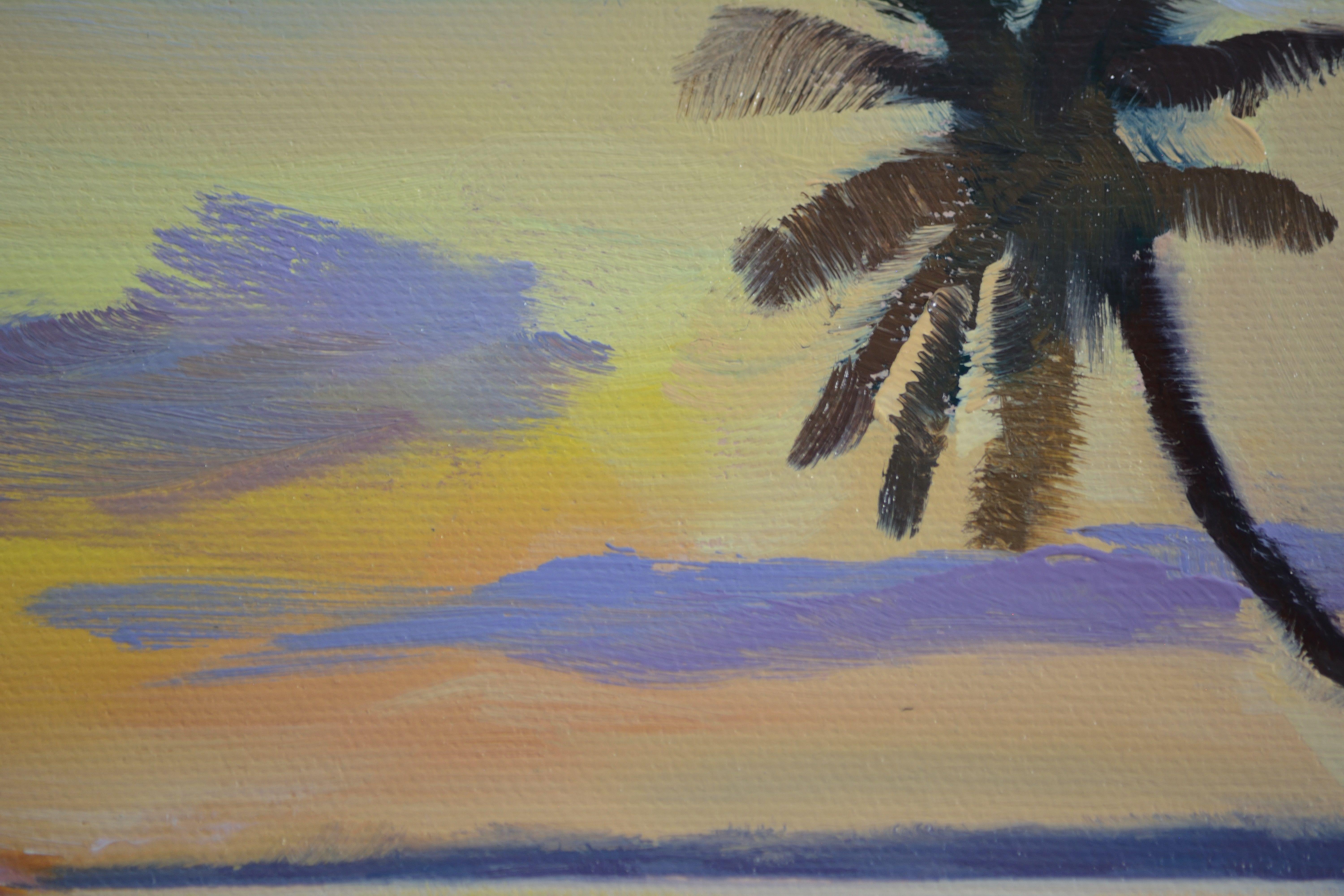 Paz al atardecer, Pintura, Óleo sobre lienzo - Painting Expresionista de Greg Dorosh