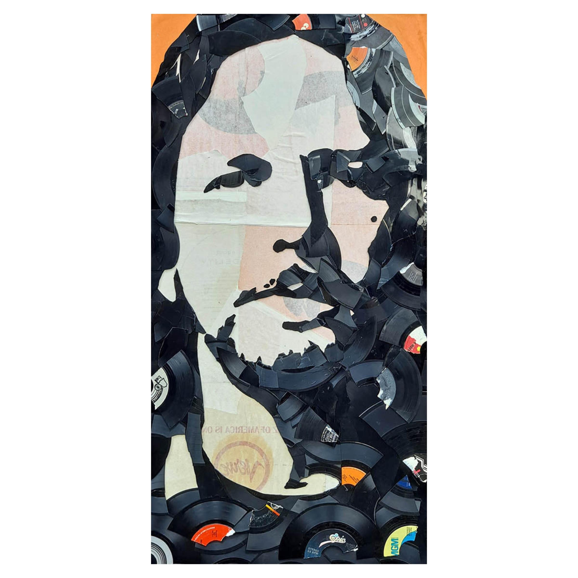 Eddie Vedder Canvas by Greg Frederick, 2023 (Pearl Jam)