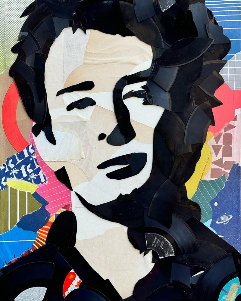 Thom Yorke (Radiohead) - Street Art Mixed Media Art by Greg Frederick