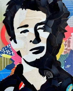 Thom Yorke Mixed Media Artwork, Street Art Style, Unframed 16x20\"