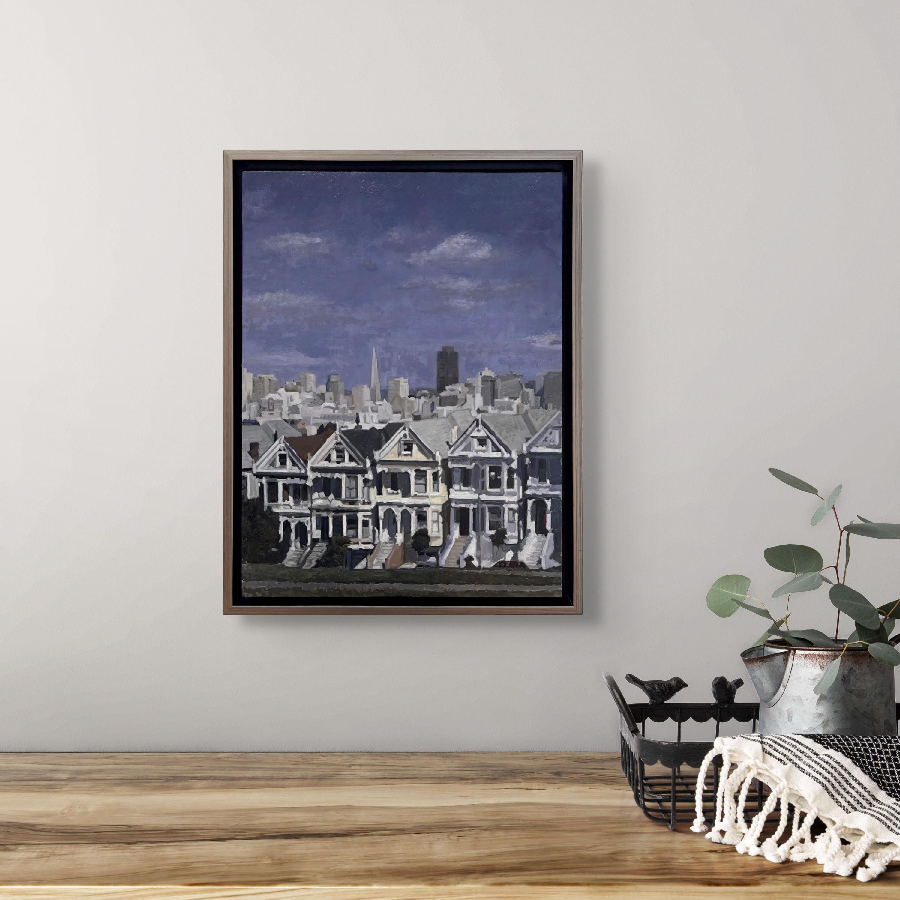 « Painted Ladies » (2025) par Greg Gandy, peinture à l'huile réaliste originale de paysage réaliste en vente 9