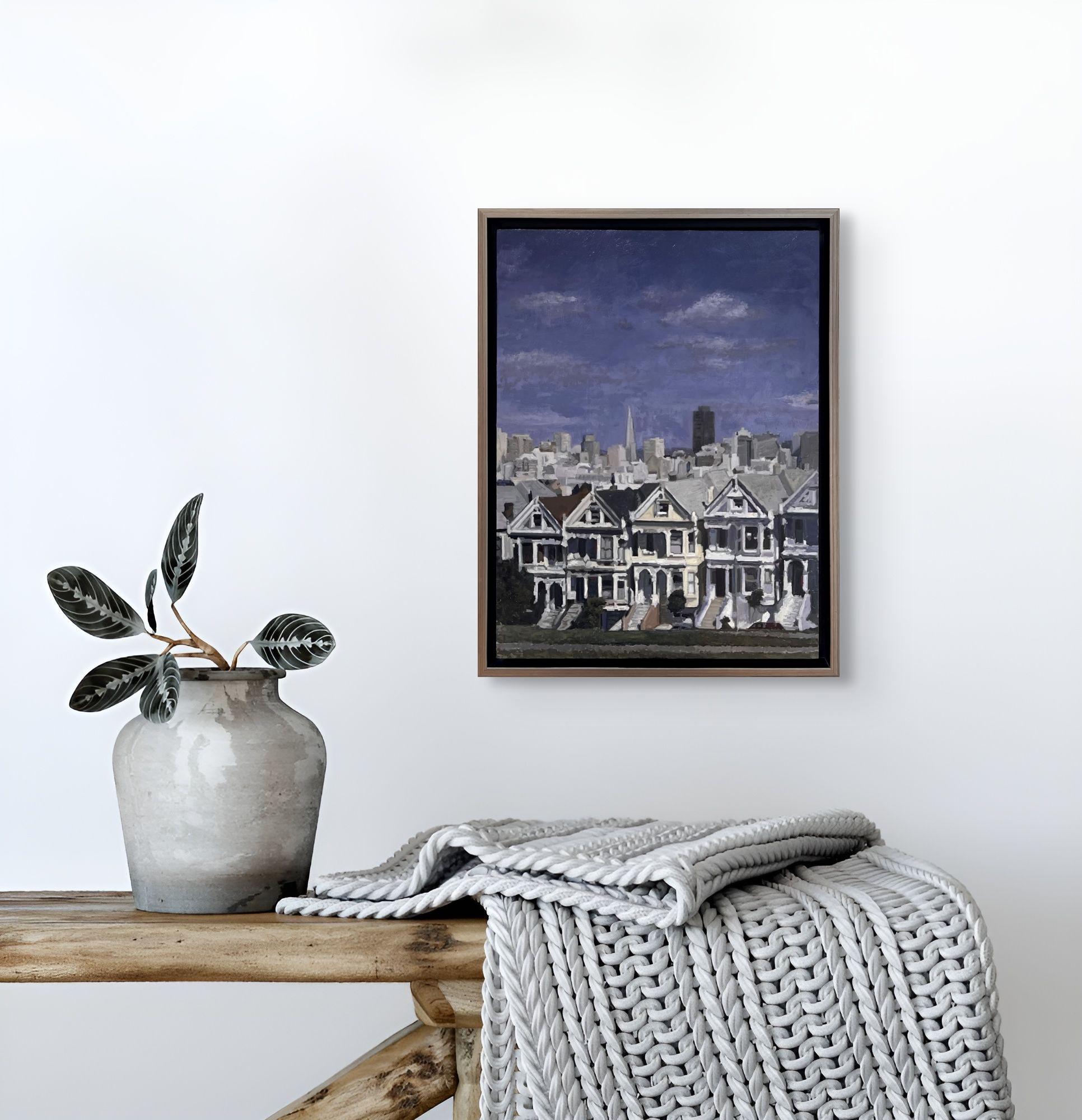 « Painted Ladies » (2025) par Greg Gandy, peinture à l'huile réaliste originale de paysage réaliste en vente 11