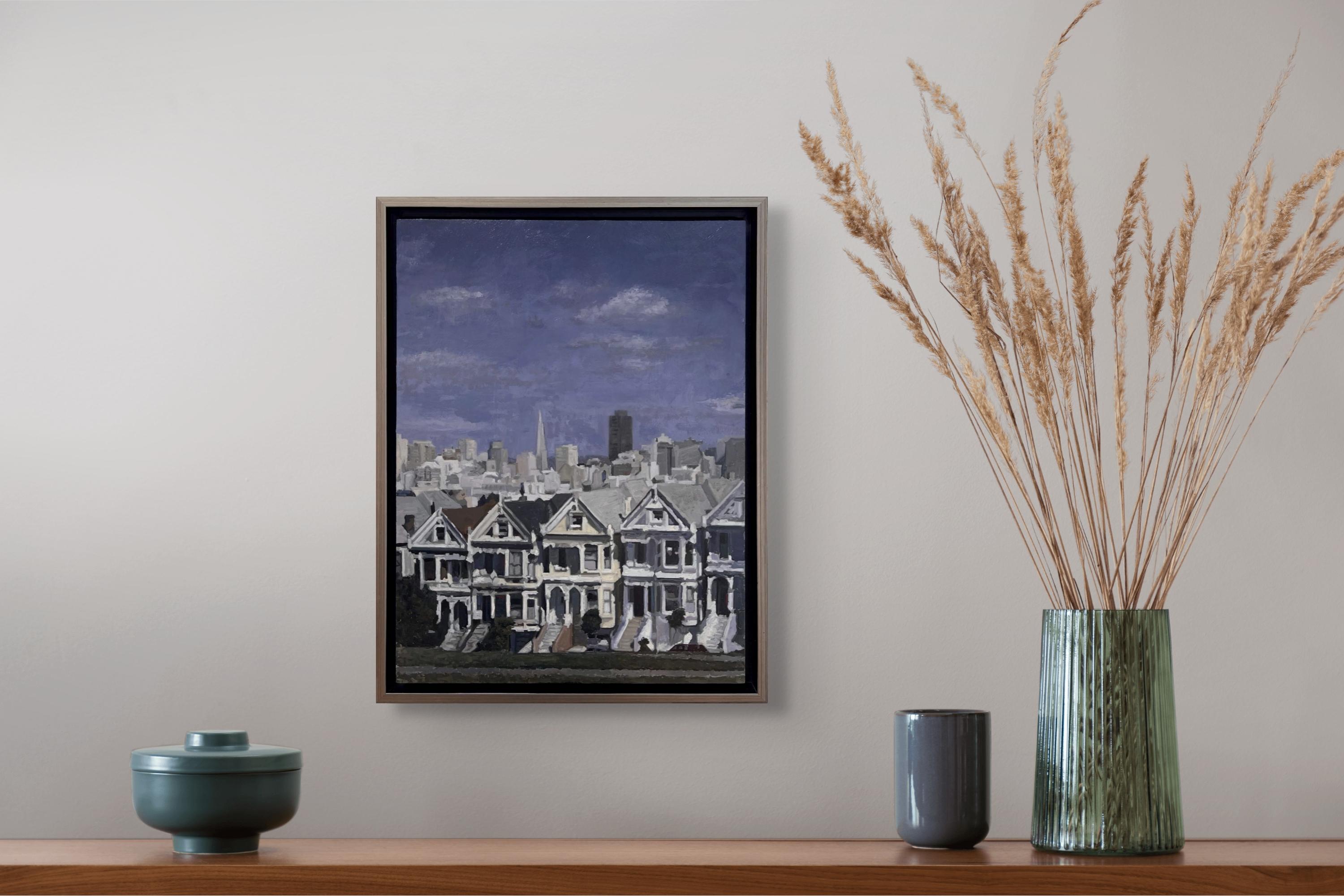 « Painted Ladies » (2025) par Greg Gandy, peinture à l'huile réaliste originale de paysage réaliste en vente 7