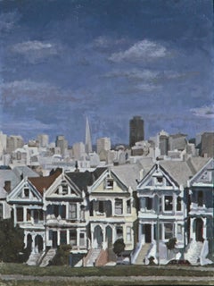 « Painted Ladies » (2025) par Greg Gandy, peinture à l'huile réaliste originale de paysage réaliste