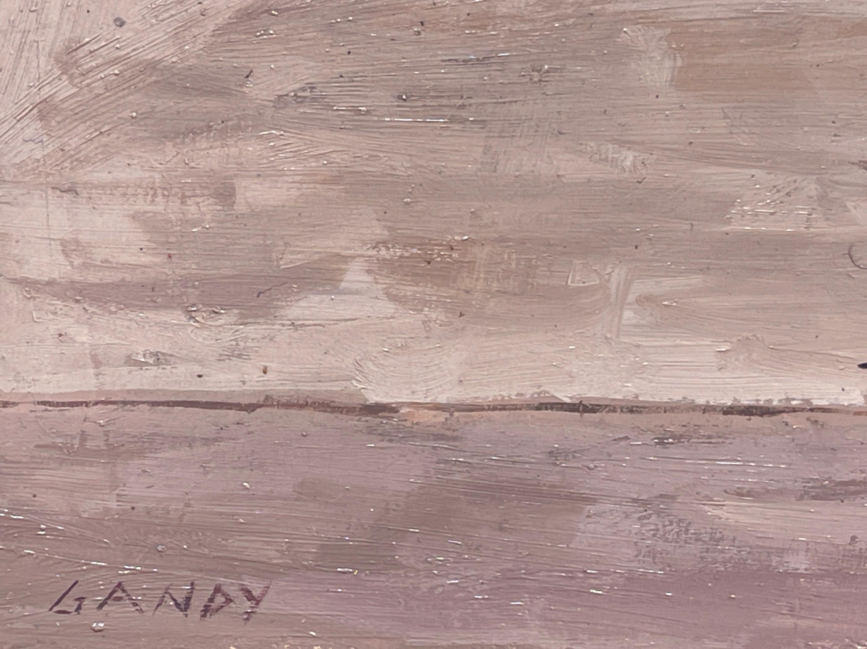 « Pink Harley » (2025) par Greg Gandy, peinture à l'huile originale en vente 4