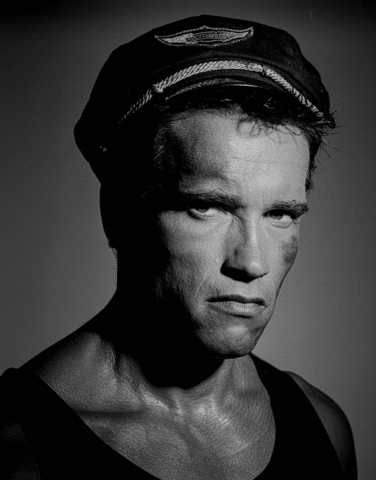 Greg Gorman Portrait Photograph - Arnold Schwarzenegger, Contemporary, Celebrity, Photography, Portrait