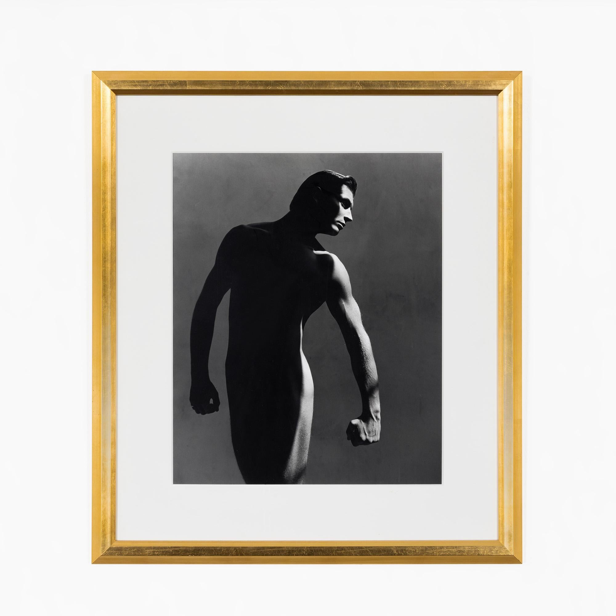 "Chris Harris" silver gelatin print, 1980s, framed
